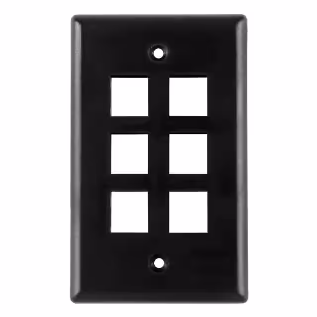 FPSIX-B HellermannTyton  Keystone Faceplates Frames